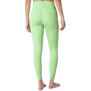 Beyond Yoga Heather Rib High Waisted Leggings Lime Green Women's Size Large NWT